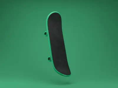 Kids Skateboard Free 3D model