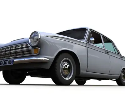 Cortina GT Mk1 4 Doors 1966 3D model