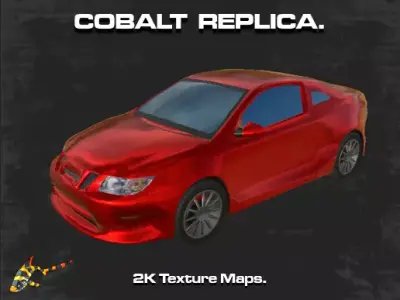 COBALT REPLICA Low-poly 3D model