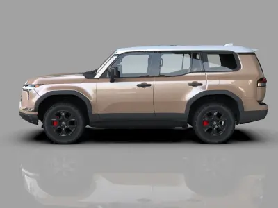 Lexus GX 2024 HQinterior 3D model