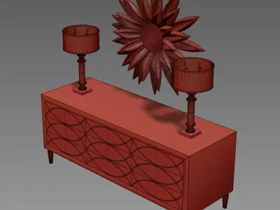 Gorgeous Design Unique Wall Mirrors 3D model