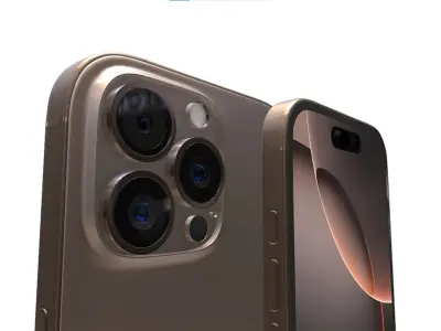 iPhone 16 Pro Desert Titanium Premium 3D model
