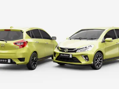 Perodua Myvi G3 3D model