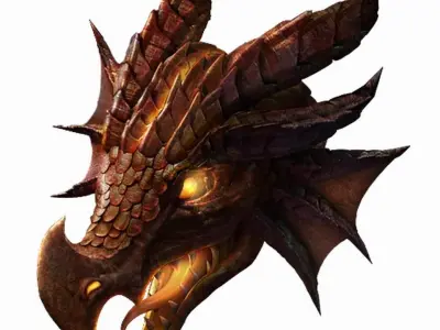 Stone Dragon Prison - Fire Faucet 3D model