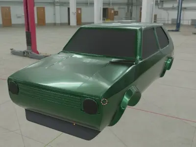 GOLF 1 GTI 3D PRINT 3D print model
