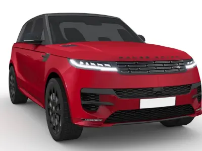 Land Rover Range Rover Sport 2023 Low-poly 3D model