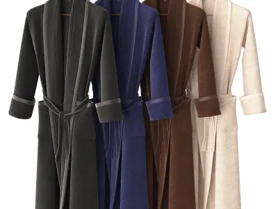 Bathrobe colors  3D model