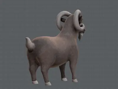 Sheep V01 Low-poly 3D model