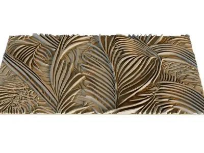 mural decor set wall panel 20 3D model