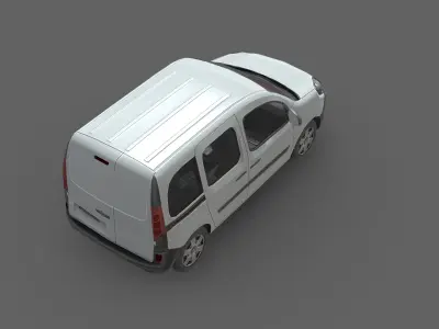 Renault Kangoo 2014 Low-poly 3D model