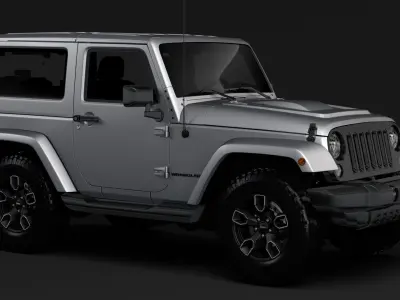 Jeep Wrangler Smoky Mountain JK 2017 3D model