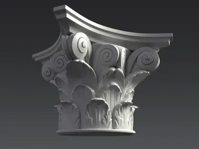 Corinthian Capital 3D model
