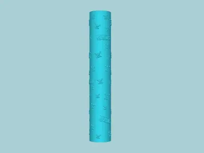 Texture Roll 65 One Piece Positive - Fondant Decoration Maker 3D print model