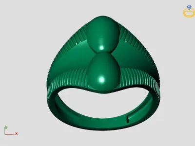 Women Plain Ring STL Models Womens Ring 3dmodels 3D print model 3D print model 60