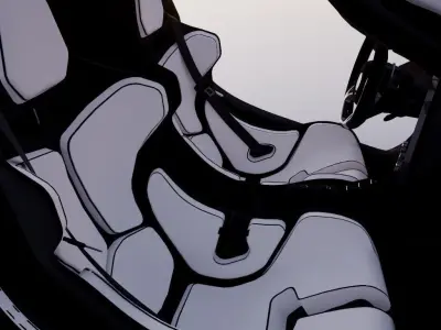 MCLAREN SENNA FULLY RIGGED 3D model