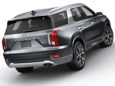 Hyundai Palisade 2020 3D model
