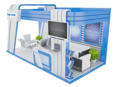 Booth Exhibition Stand a7 3D model