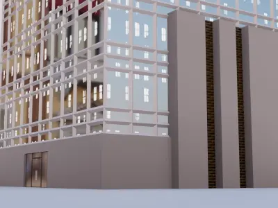 Building Low Poly modal Low-poly 3D model