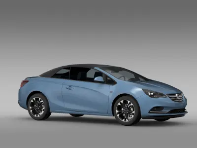 Opel Cascada Turbo 2017 3D model