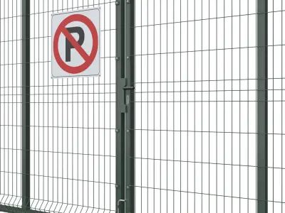 Metal Fence 3D model