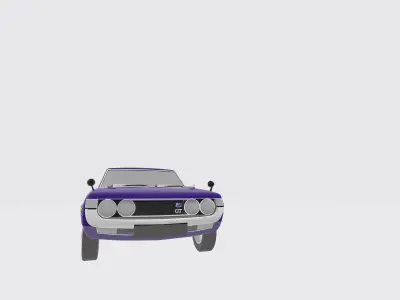 70s toyota GT 3D model