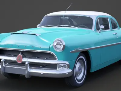 Hudson Hornet 2door 1954 3D model