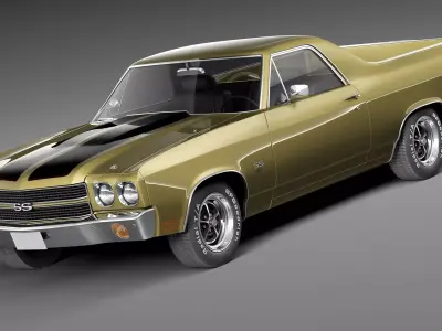 Chevrolet El Camino 1970 3D model