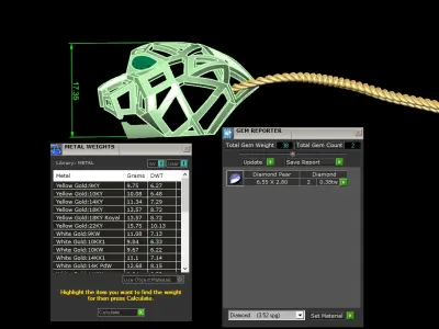 Panther pendant 3D print model 3D print model