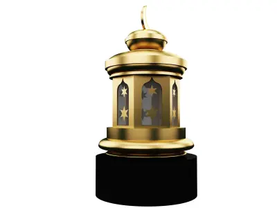 F9 Ramadan lantern fanous 3D model