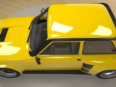 Renault 5 Turbo 2 3D model