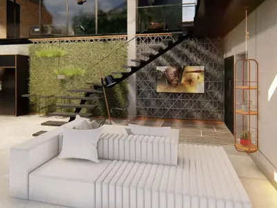 casa branca 3D model