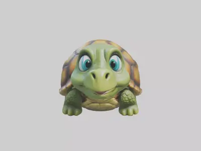 Cartoon Turtle model 3D model