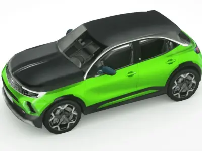 Opel Mokka-e 2021 Low-poly 3D model