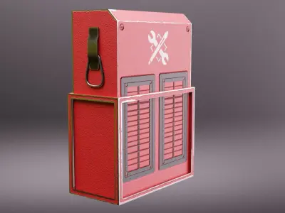 Repair Bag - Game Ready  - Low Poly PBR 3D Model Low-poly 3D model