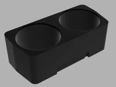 Mercedes-Benz C-Class w205 Cup Holder 3D print model