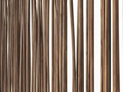 Screen branch thin decor n6 3D model