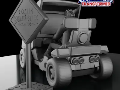 RYO - SHENMUE - SONIC and ALL-STARS RACING TRANSFORMED Free 3D print model