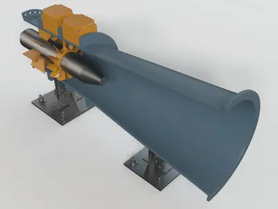 Hydro Power Plant 3D model