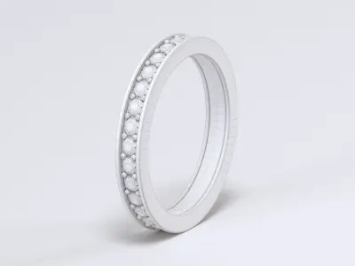 Endless ring one row 3D print model