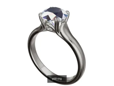 BEAUTIFUL ENGAGEMENT RINGS 3D Model Pack