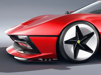 Ferrari 395 GTO concept  3D model