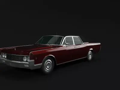 Lincoln Continental 1966 3D model