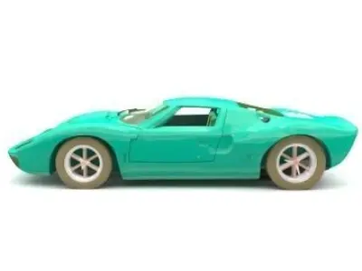 Racing car 3D model 8