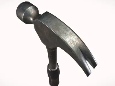 Hammer Low-poly 3D model 47