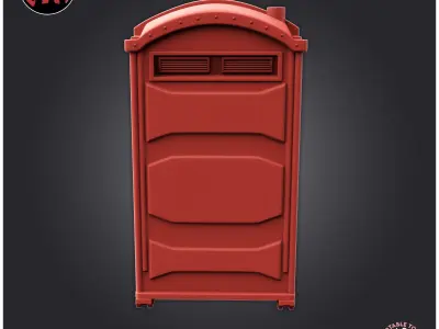 Portable Toilet 3D print model