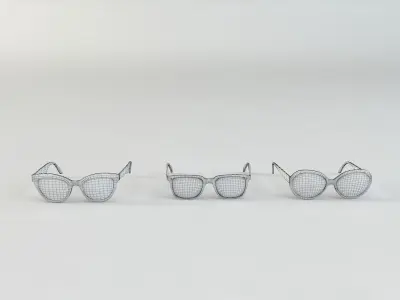 Sunglasses Collection 3D model
