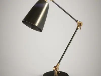 Lamp Tabletop Low-poly 3D model