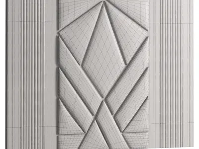 wall panels 032 3D model