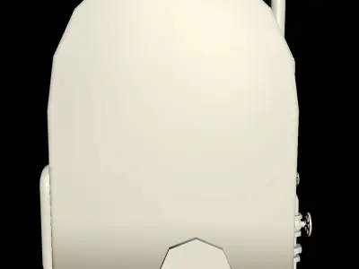 Boiler Furnace Low-poly 3D model