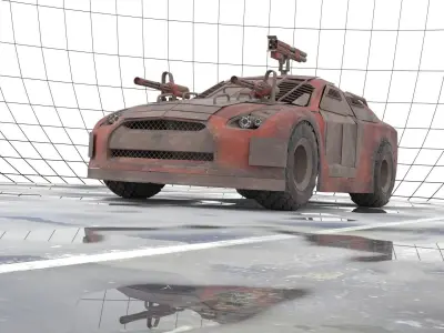 Apocalyptic GT-R 3D model